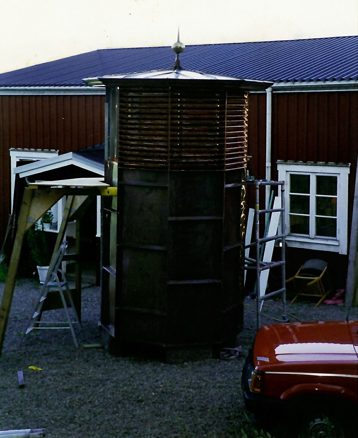 Bild ventilation till kungliga biblioteket i Stockholm